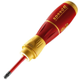 ELECTRIC SCREWDRIVER WITH BIT SET WH-SPEED-E/II-ELECTRIC/44318 INSULATED WIHA