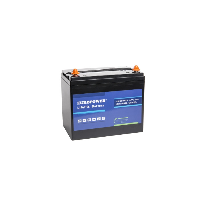 AKUMULIATORIUS 12.8V/80AH/LIFEPO4-EP EUROPOWER
