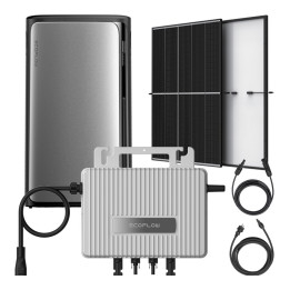 EcoFlow STREAM Easy AC Pro balkona PV komplekts ar uzglabāšanu STREAMS2ACP