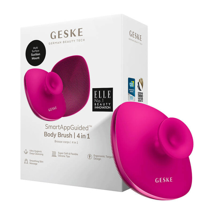 Geske ķermeņa birste 4 vienā (fuksīna)