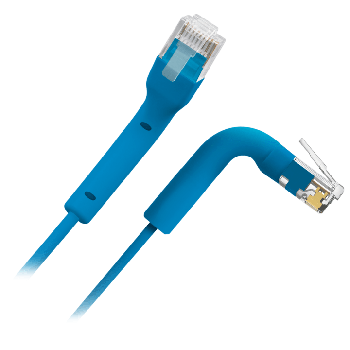 SAFIRE UTP6A-FLEX-03B Cat6A elastīgs tīkla vads, zils, no tīra vara, ekranēts