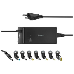 Hama Universal kannettavan tietokoneen virtalähde 12-22V/90W