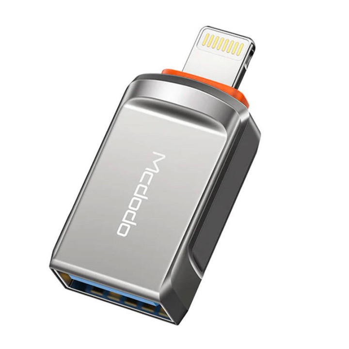 Переходник USB 3.0 на молнию Mcdodo OT-8600 (черный)