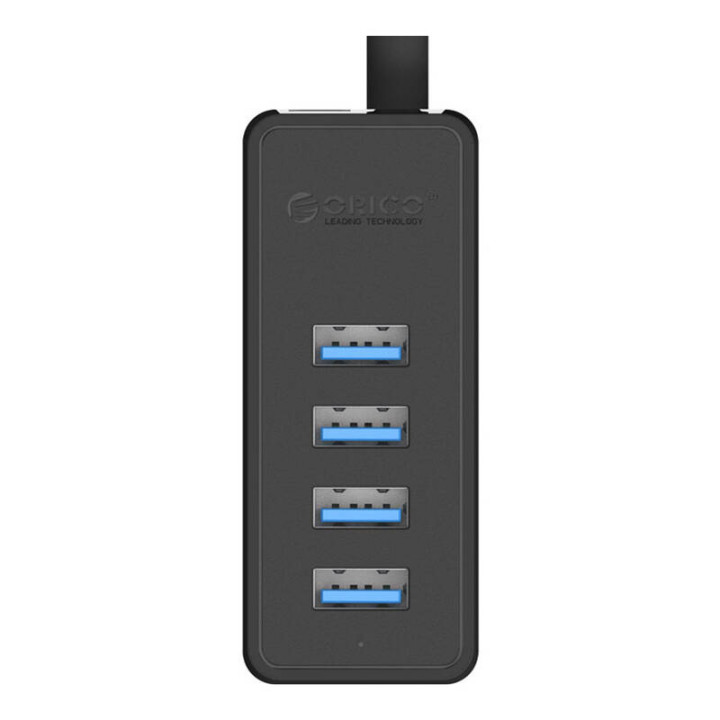 Orico W5P-030 USB į 4x USB 3.0 šakotuvo adapteris (juodas)