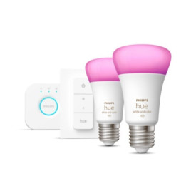 Philips Hue Mostek + 2x E27 9W RGBW + kytkin
