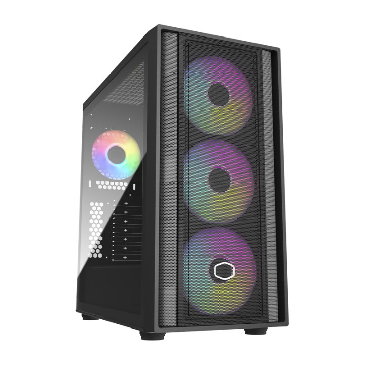 Cooler Master MasterBox 600 kompiuterio dėklas (juodas)