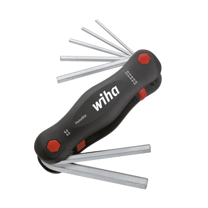 Šešiakampis raktų rinkinys WH-POCKETSTAR/23037 WIHA