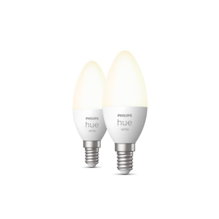Philips Hue E14 5.5W W BT svece 2 pak