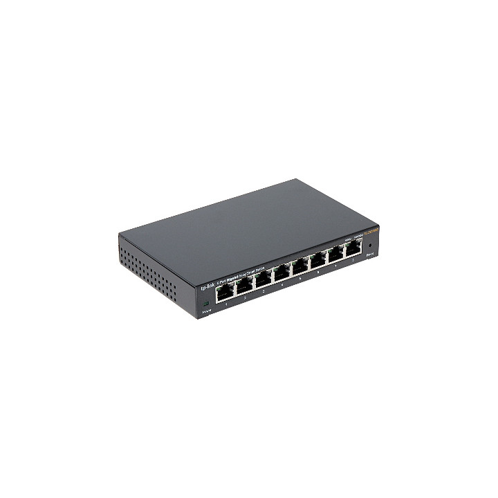 TP-LINK TL-SG108E 8 portu Gigabit Easy Smart Switch, viedais pārvaldīts, 9V