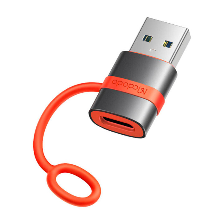 McDodo OT-3800 USB-C uz USB-A adapteris (melns)