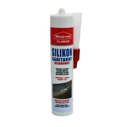 SANITARINĖ SILIKONINĖ KASETĖ SSA-310-BB 310 ml BE SPALVOS WKRĘT-MET KLIMAS