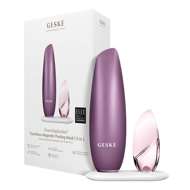 Geske Magnetic Bezkontakta 5-in-1 sejas maskas skrubis (rozā).