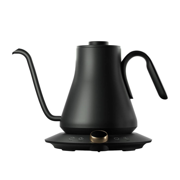 Gooseneck Cocinare 0,9 l elektriskā tējkanna ar regulējamu temperatūru 1250–1500 W (tumši pelēka)