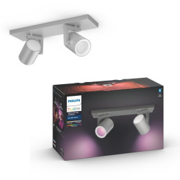 Philips Hue kattovalaisin Argenta levy/spiraali alumiini 2x5,7W