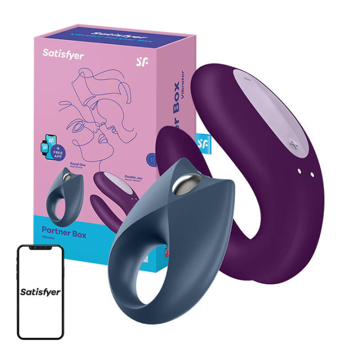 Pāru komplekts ar App Satisfyer Partner Box 2