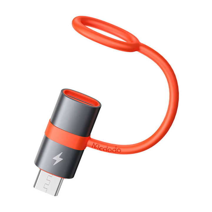 McDodo OT-3820 Адаптер USB-C — Micro USB (черный)