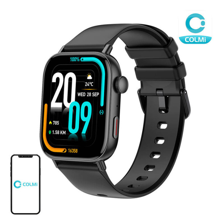 Viedpulkstenis Colmi C8 Max (melns)