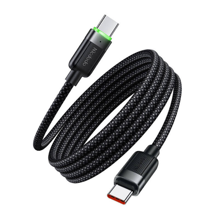 Mcdodo CCA-2000 USB-C–USB-C-kaapeli, 60 W, itsekäämitys, 1,2 m