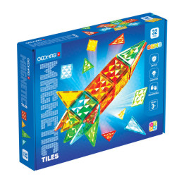 Geomag Gems Rocket 32 ​​magnētiskās flīzes
