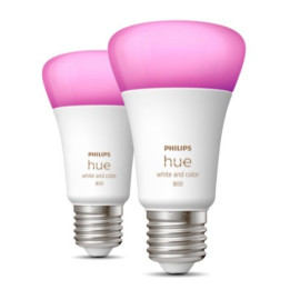 Philips Hue E27 6,5W RGBW BT 2-pakk