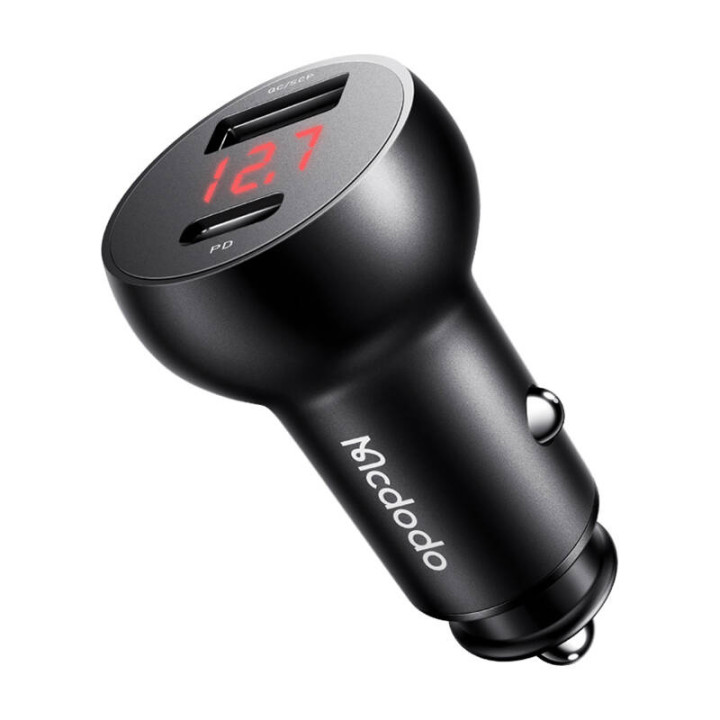Mcdodo CC-6810 USB-A + USB-C auto lādētājs, 30W