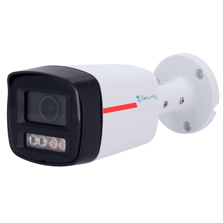 X-SECURITY XS-IPB028CA-6P-WIZCOLOR 6MP lodes tipa IP kamera ar PoE, Wi-Fi, IP67, 2,8 mm objektīvu, 50m IR