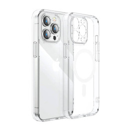 Joyroom magneettinen suojakuori iPhone 15 Pro Maxille (läpinäkyvä)