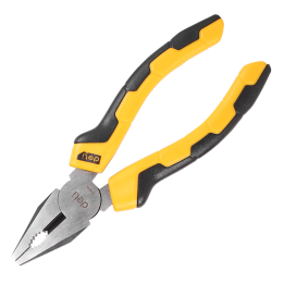 Пассатижи комбинированные 6" Deli Tools EDL2006 (желтые)