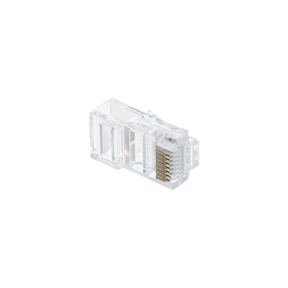 MODULAR PASS-THROUGH PLUG RJ45T*P100 EZ-TYPE