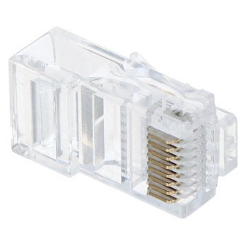 MODULAR PASS-THROUGH PLUG RJ45T*P100 EZ-TYPE