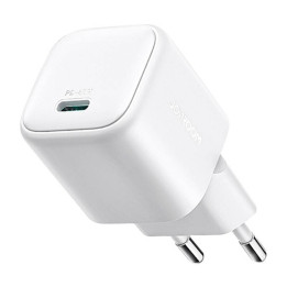 Joyroom Laturi JR-TCG15 Mini 30W GaN valkoinen