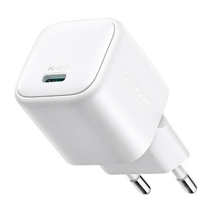Joyroom Laturi JR-TCG15 Mini 30W GaN valkoinen