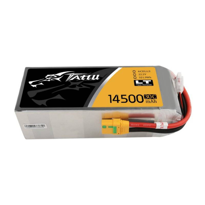 Akumuliatorius Tattu 14500 mAh 22,2V 30C 6S1P XT90-S