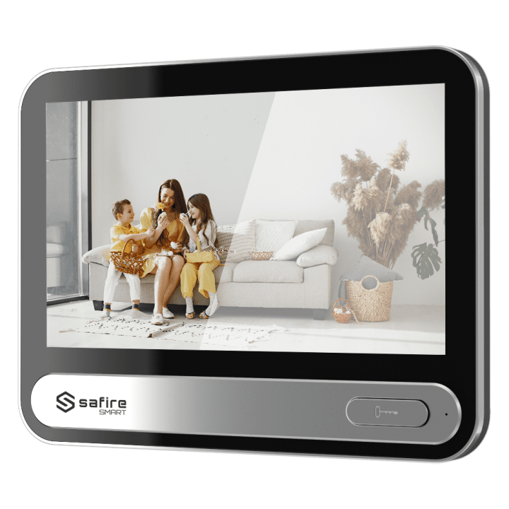 SAFIRE SMART SF-VIDISP11-7WIP IP video domofona komplekts ar 7" skārienekrāna monitoru un 1080p kameru