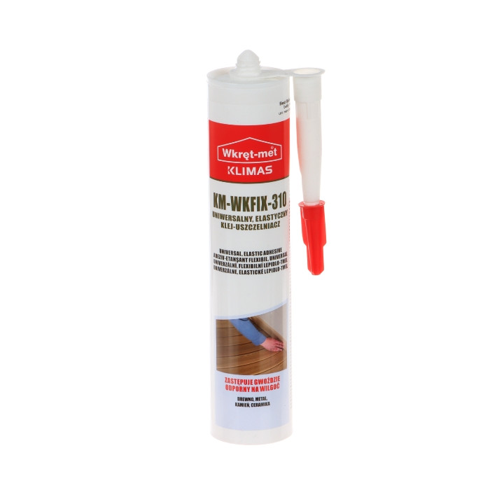 KLIPUS SANTRAUKAS KM-WKFIX-310 KASETĖ 290 ml BALTAS WKRĘT-MET KLIMAS