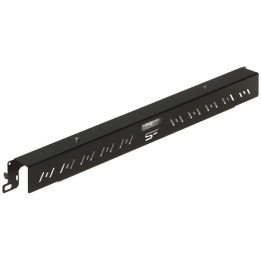 STALFLEX P-RLF19-1U-B 19" 1U apgaismojuma panelis melns