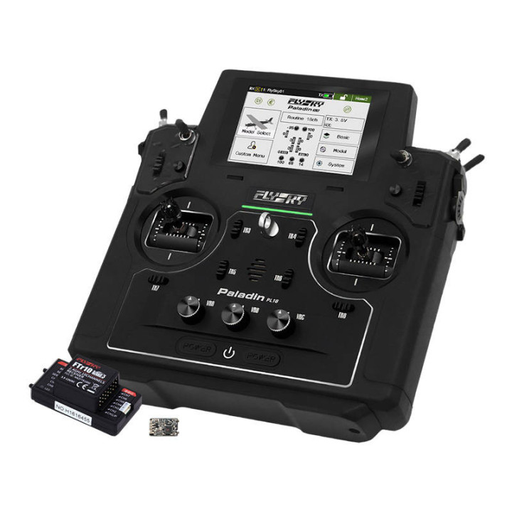 Flysky lähetin PL18 + vastaanotin FTR10 + vastaanotin FTR16S setti, 18 kanavaa AFHDS 3
