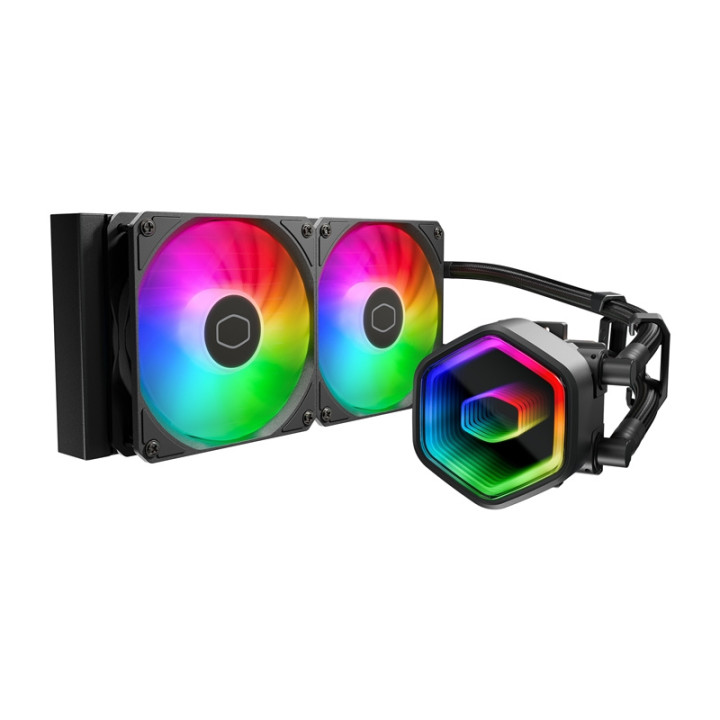Cooler Master MasterLiquid 240 Core II ARGB ūdens dzesētājs (melns)