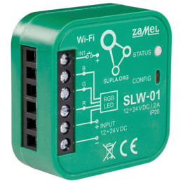 SMART LED-VALAISINOHJAIN SLW-01 Wi-Fi, SUPLA 12 ... 24 V DC ZAMEL