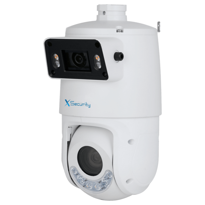 X-SECURITY XS-IPSD6325TA-4P-DL-TANDEM 4MP PTZ ātrgaitas kupola IP kamera ar 25x optisko tālummaiņu, 100m IR, IP66, PoE un Wi-Fi
