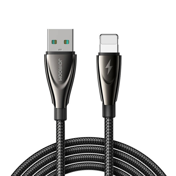 Pioneer 3A USB -kaapeli Lightning SA31-AL3 / 3A / 1,2m (musta)