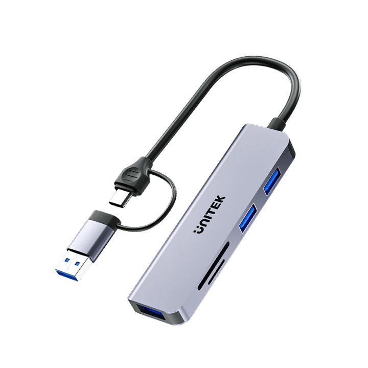 UNITEK H1320AGY01 USB 3.0 хаб USB-A/USB-C
