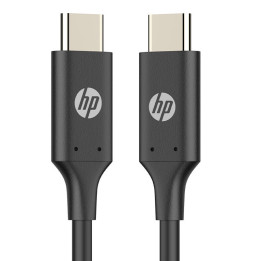 HP USB-C uz USB-C kabelis, 1 m (melns)