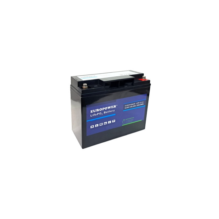 AKUMULATORS 12.8V/25AH/LIFEPO4-EP EUROPOWER
