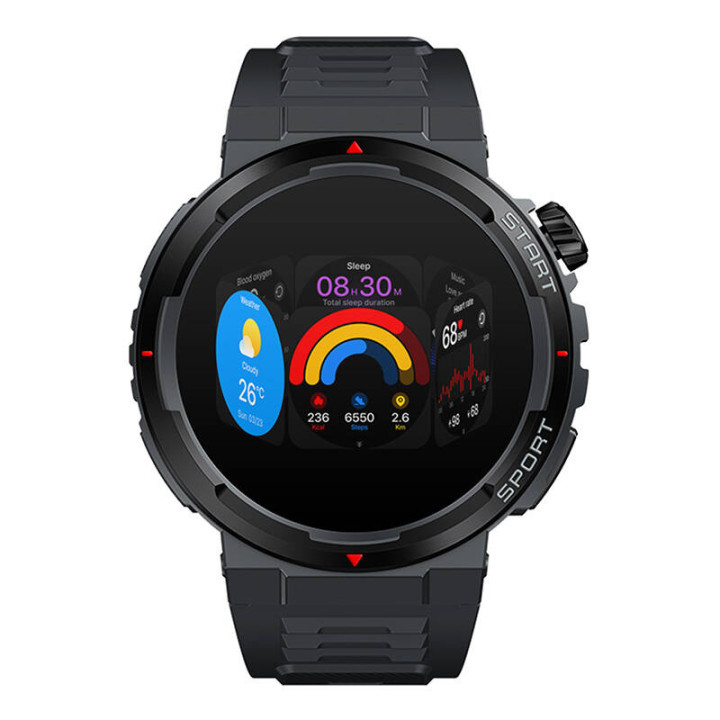 Zeblaze Ares 3 Plus Smartwatch - Black