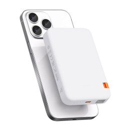 Mcdodo MC-5100 Magneettinen Power Bank jalustalla 10000mAh, 20W (valkoinen)