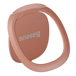 Baseus Invisible Ring laikiklis išmaniesiems telefonams (rožinis auksas)
