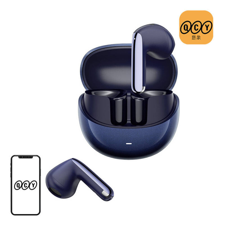 TWS QCY AilyBuds Pro+ HT10 Pro austiņas, ANC (zilas)