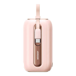 Powerbank Joyroom JR-L013 Colorful 10000mAh, 12W (vaaleanpunainen)