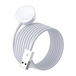 Choetech langaton laturi Apple Watch USB-A:lle (valkoinen)